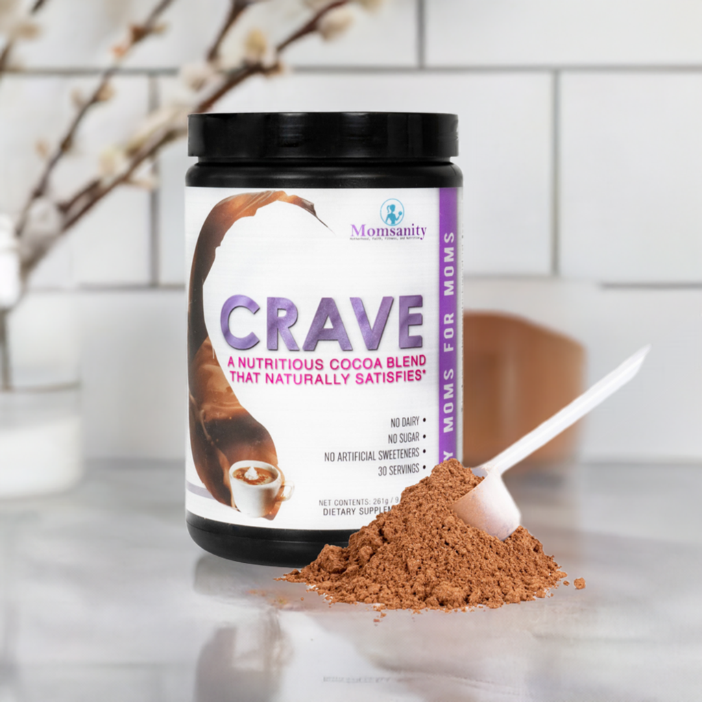Enjoy a scoop of Crave a nutritious cocoa powder blend that naturally satisfies