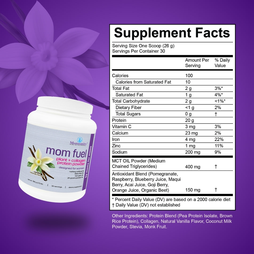 Mom Fuel - Plant Based Protein and Collagen