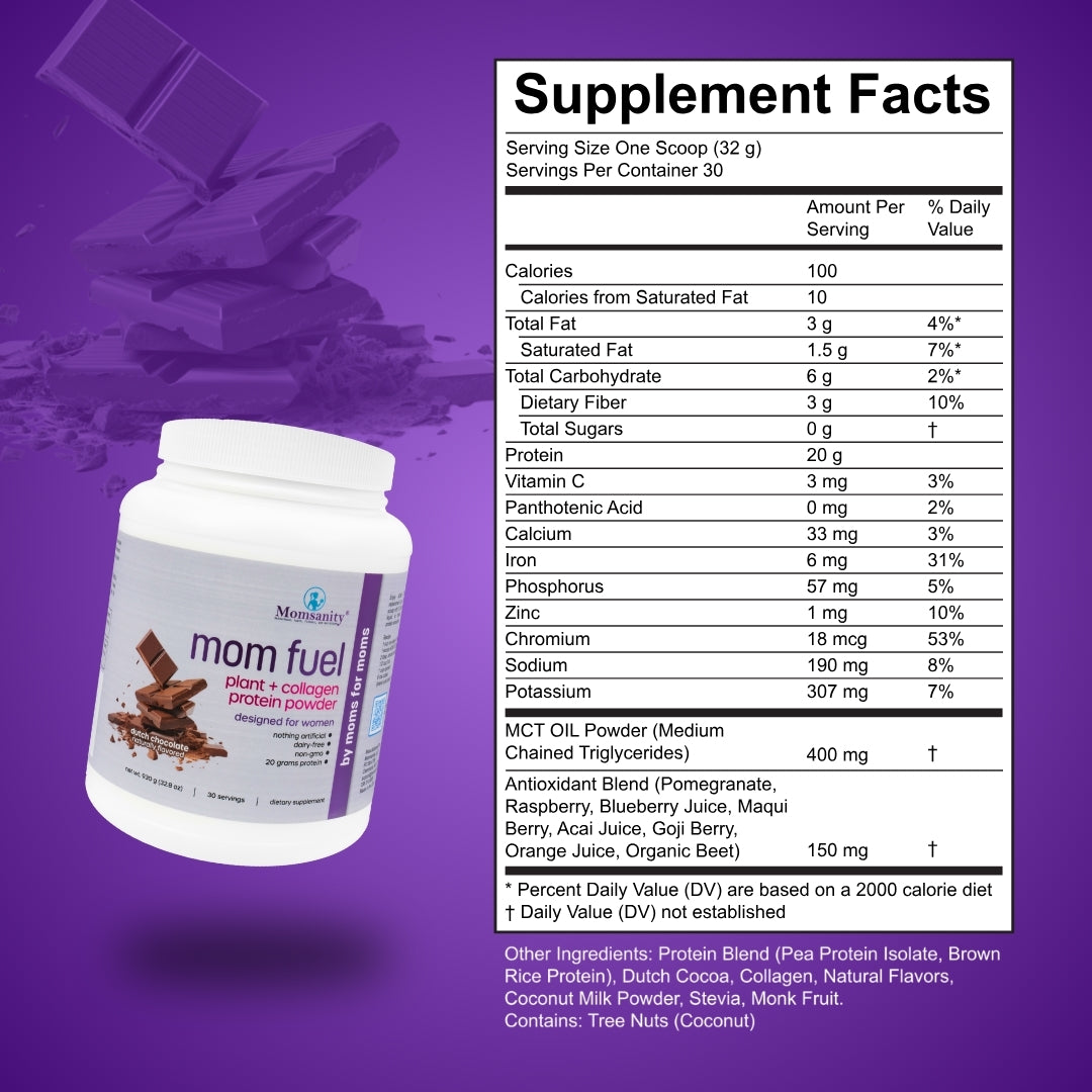 Mom Fuel - Plant Based Protein and Collagen