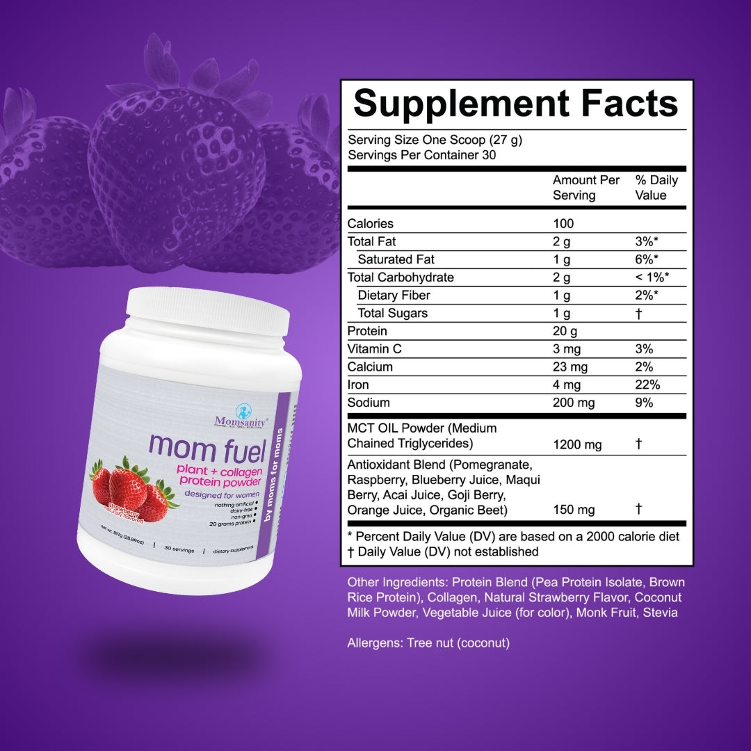Mom Fuel - Plant Based Protein and Collagen