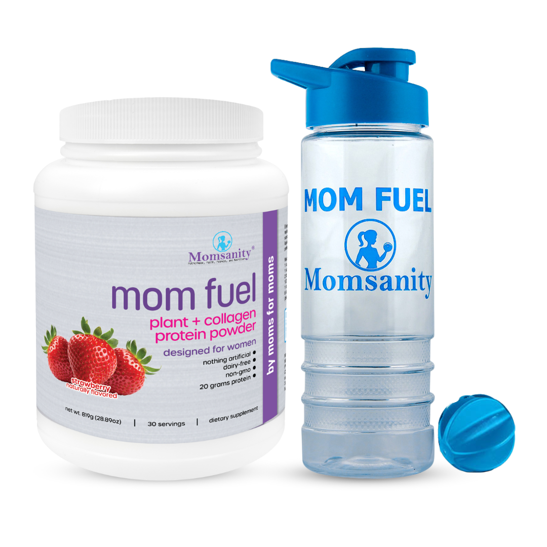 Mom Fuel and Shaker Bottle | Protein Kit | Momsanity