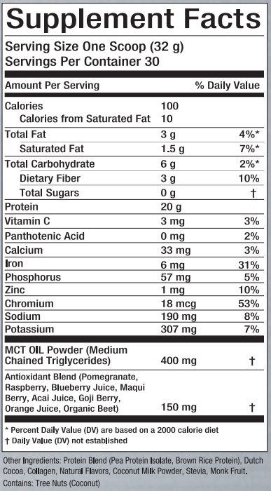 Mom Fuel Protein Powder DUTCH CHOCOLATE