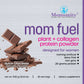 Product Label for Mom Fuel Protein Powder - Dutch Chocolate Flavor
