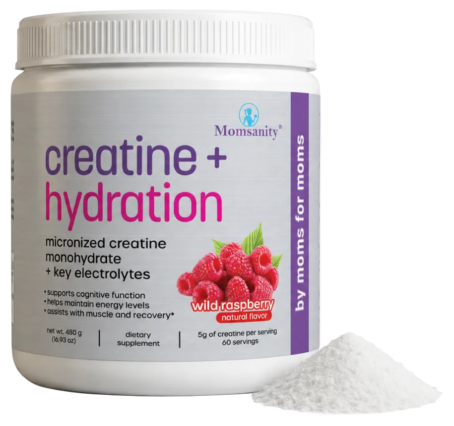 Momsanity Creatine + Hydration, 5g micronized creatine monohydrate with key electrolytes