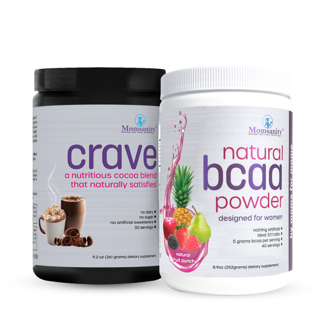 BUNDLE AND SAVE: Stop the Cravings Bundle with Momsanity Crave and BCAAs